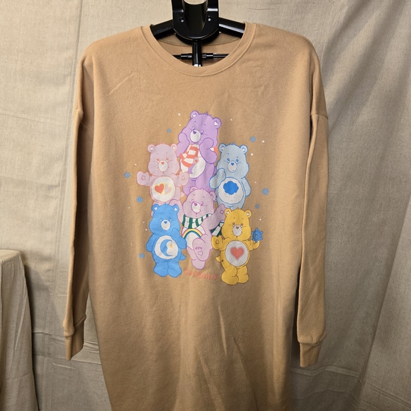 Grayson Social Other - Grayson Social Care Bears Nightgown XL Brown Vintage Style Y2k